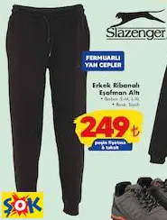 SLAZENGER ERKEK RİBANALI EŞOFMAN ALTI SLAZENGER ERKEK RİBANALI EŞOFMAN ALTI
